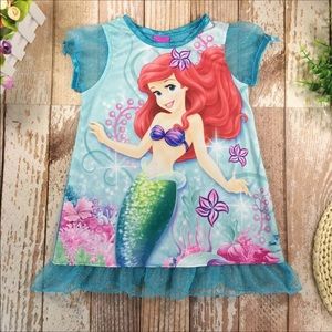 New Toddler Little Mermaid Girl Cartoon nightgown